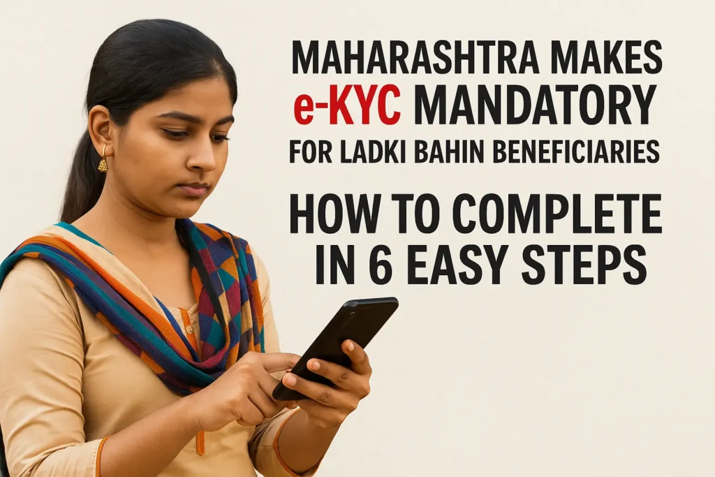 How to Complete Ladki Bahin eKYC (Step-by-Step) — Maharashtra Deadline & Help 2 Ladki Bahin eKYC